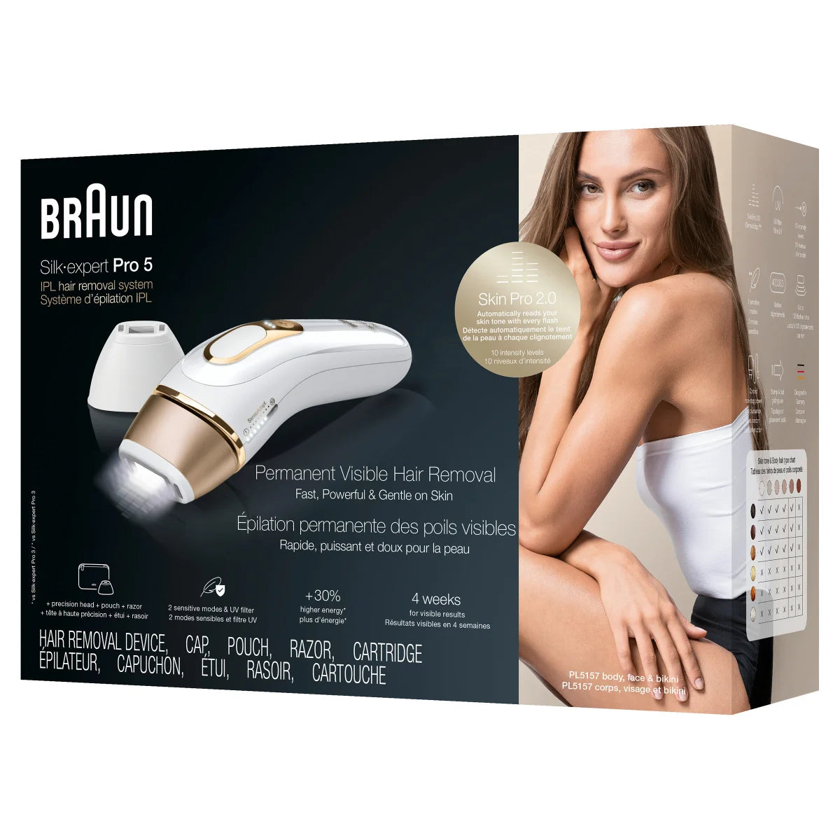 BRAUN - Ensemble Épilateurs Silk Expert Pro 5 et FaceSpa Pro *Boite Ouverte*-epilator-hair-removal-bundle-costco-173925