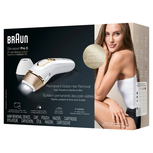 BRAUN - Ensemble Épilateurs Silk Expert Pro 5 et FaceSpa Pro *Boite Ouverte*-epilator-hair-removal-bundle-costco-173925