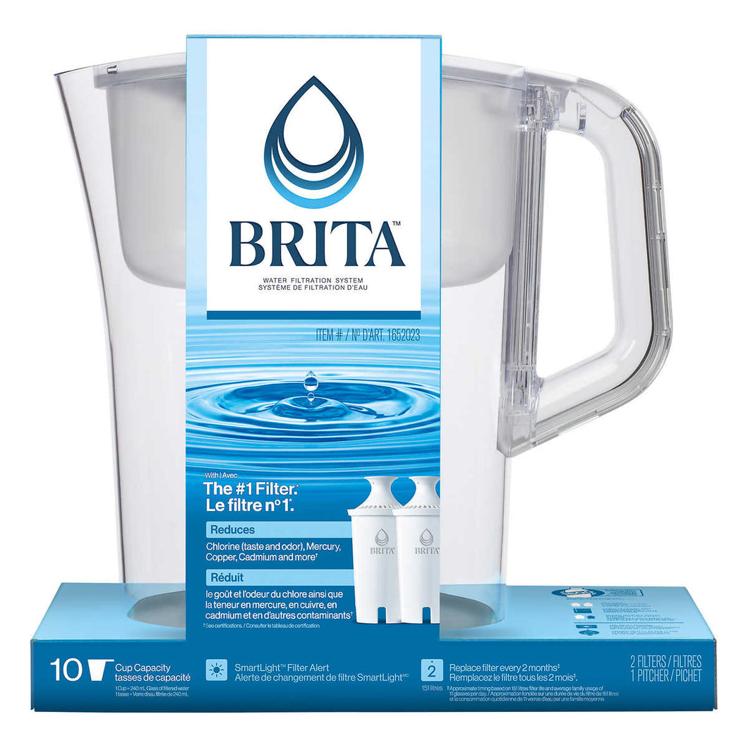 brita-pichet-champlain-lake-2,4-L-water-filtration-system-pitcher