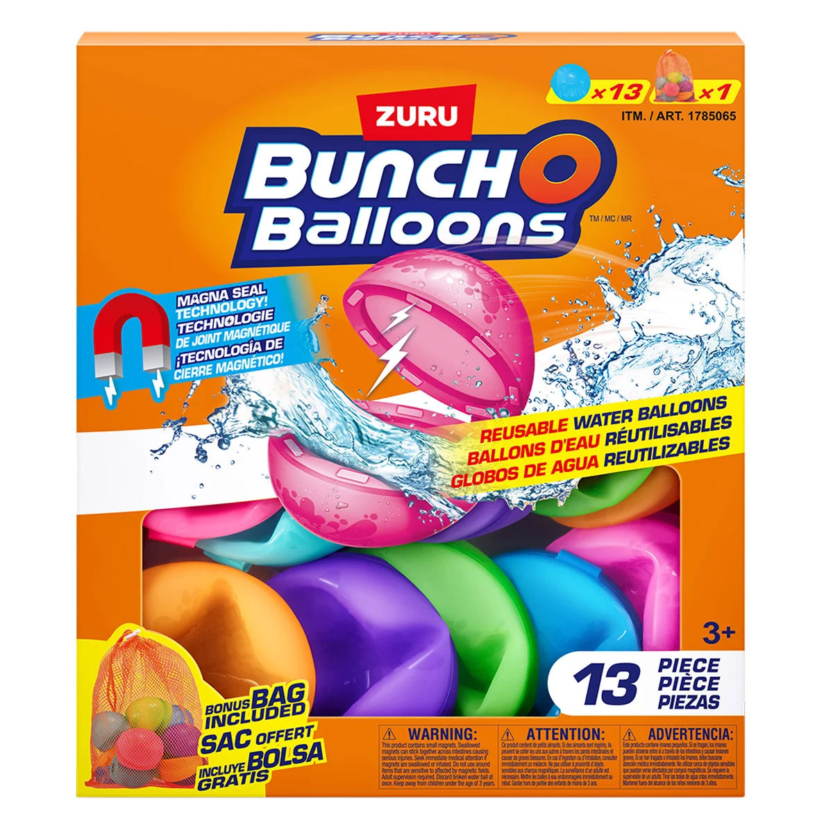 ZURU - Paquet de 13 Ballons d'Eau Réutilisables Bunch O Balloons-reusable-water-balloons-costco-1785065