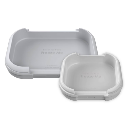 BENTGO - Ensemble Boîte à Lunch et Mini Boîte Fraîcheur vert et gris | Bentgo - Green and gray chill lunch box and mini box set 