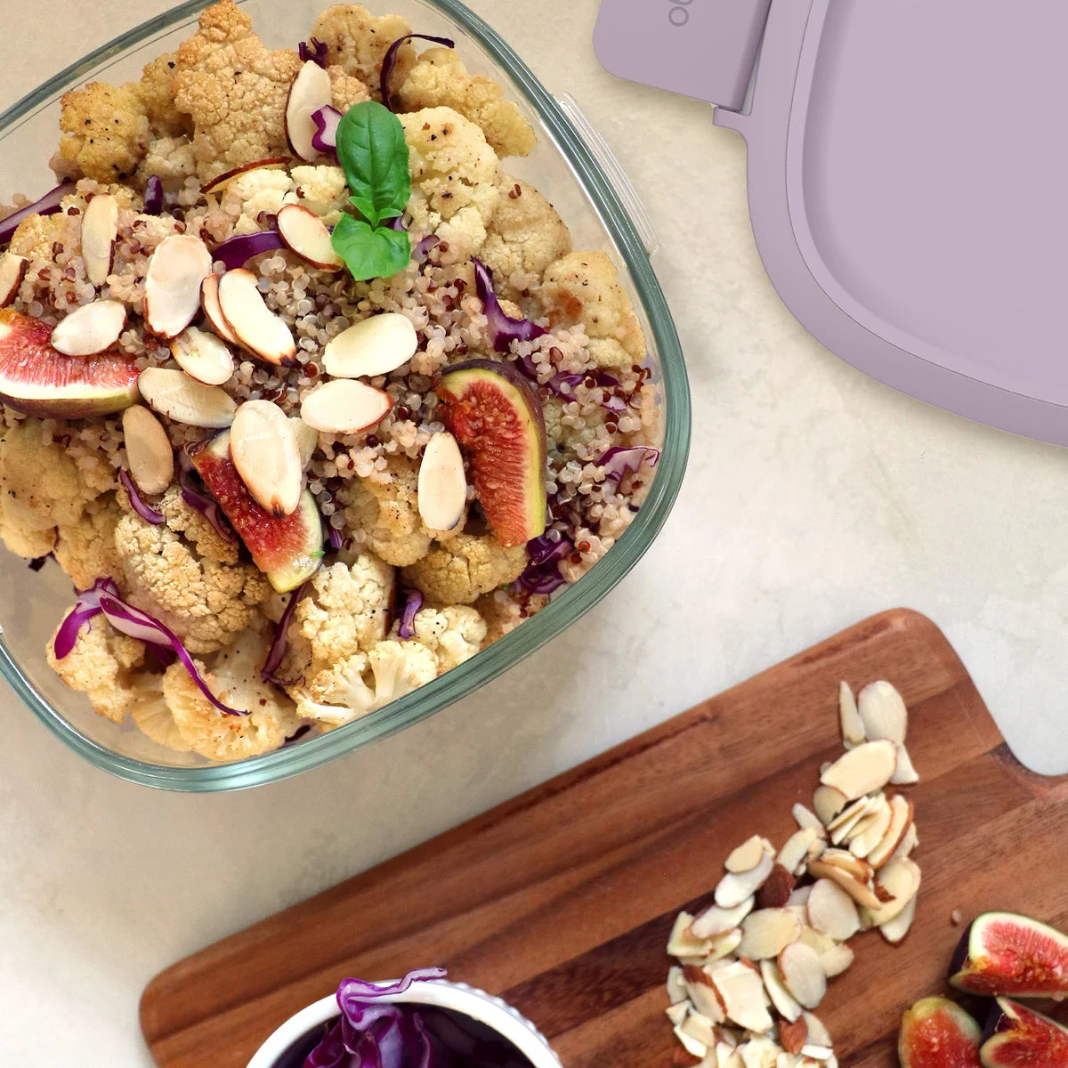 BENTGO GLASS - Lot de 2 Récipients à Salade en verre Tout-En-Un-glass-containers-all-in-one-costco-1853421-2