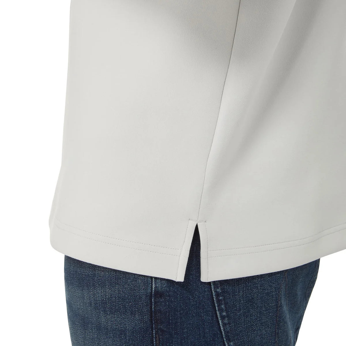 KIRKLAND SIGNATURE - Chandail Demi-Fermeture Éclair pour Homme-Mens-1/2-Zip-Pullover-Gris-Grey-7771553-1916909