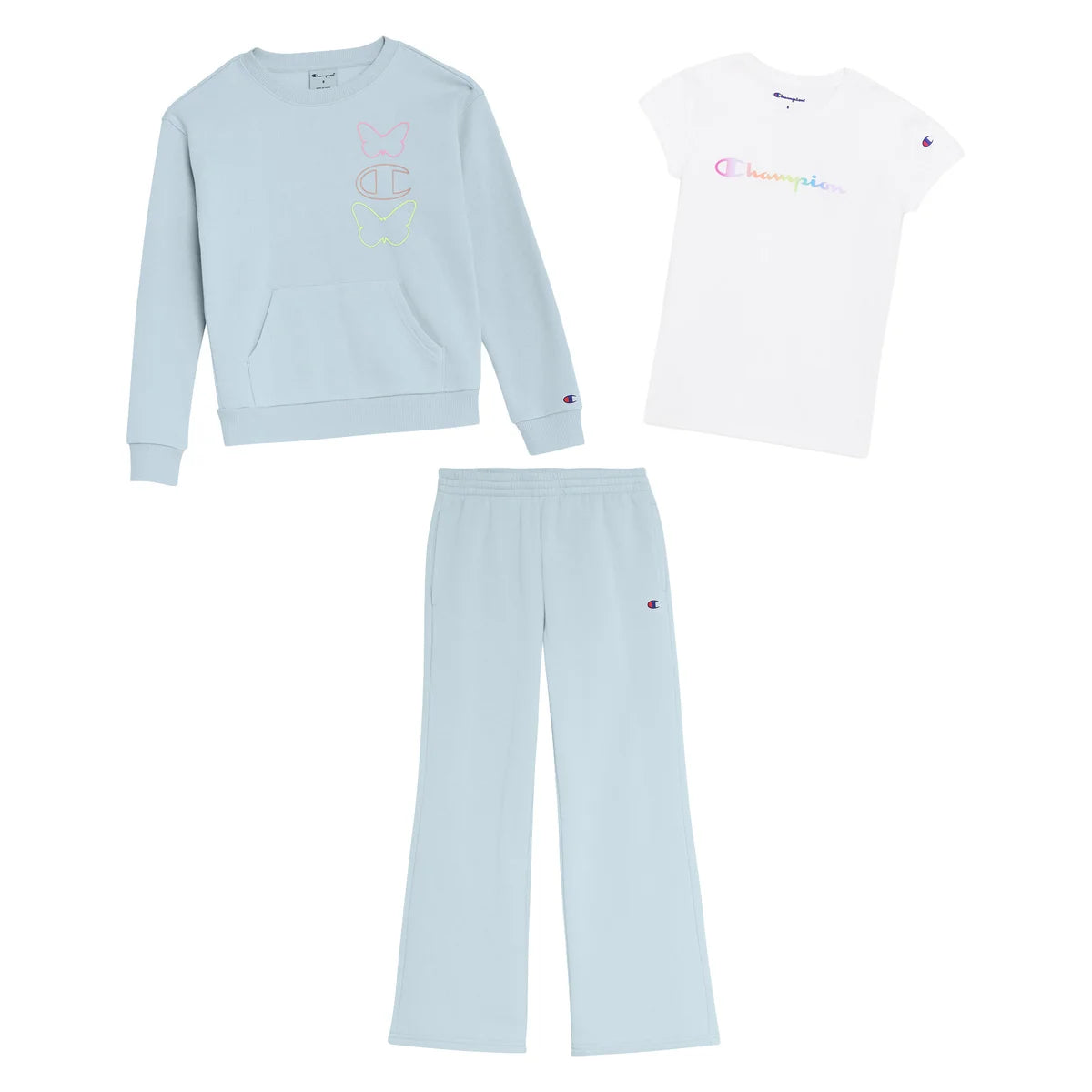 CHAMPION - Ensemble 3 Pièces pour Enfant-Kids-3-Piece-Set-Bleu-Blanc-Blue-White-1114545-1958829