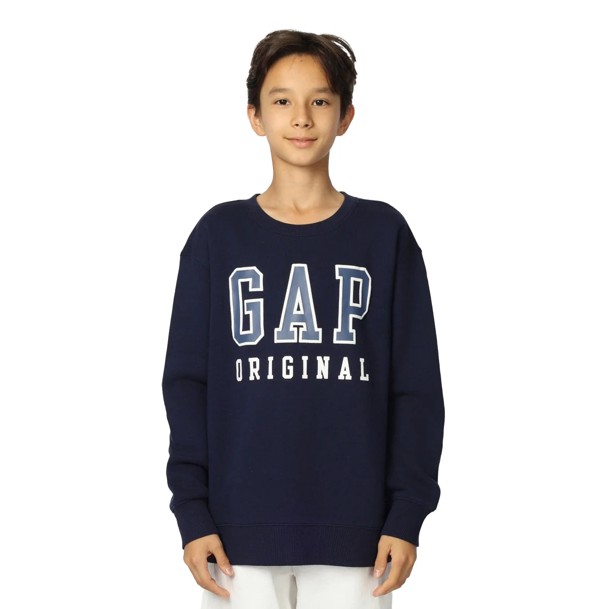 GAP KIDS - Chandail en Molleton pour Enfant-Kids-Fleece-Sweatshirt-Bleu-Marine-Blue-Navy-1236622-1934709