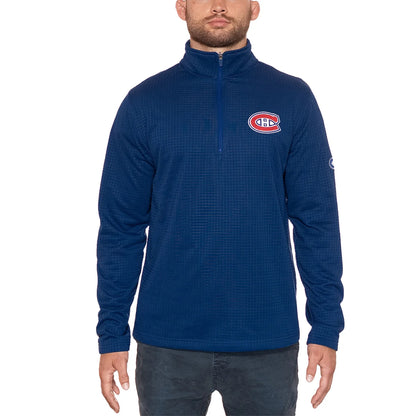 LNH - Haut à Fermeture Éclair 1/4 Pour Homme - Canadiens de Montréal-Mens-NHL-1/4zip-Canadiens-de-Montréal-bleu-blue-1803891-1968217