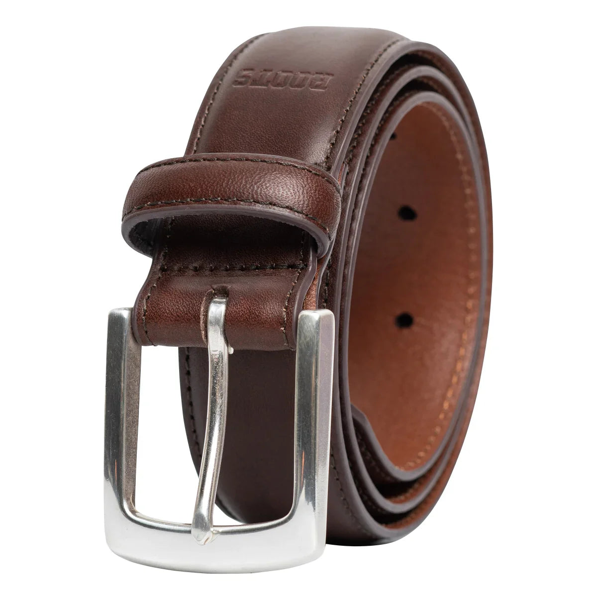 ROOTS - Ceinture en Cuir- Genuine-Leather-Belt-Brun-Brown-1915790