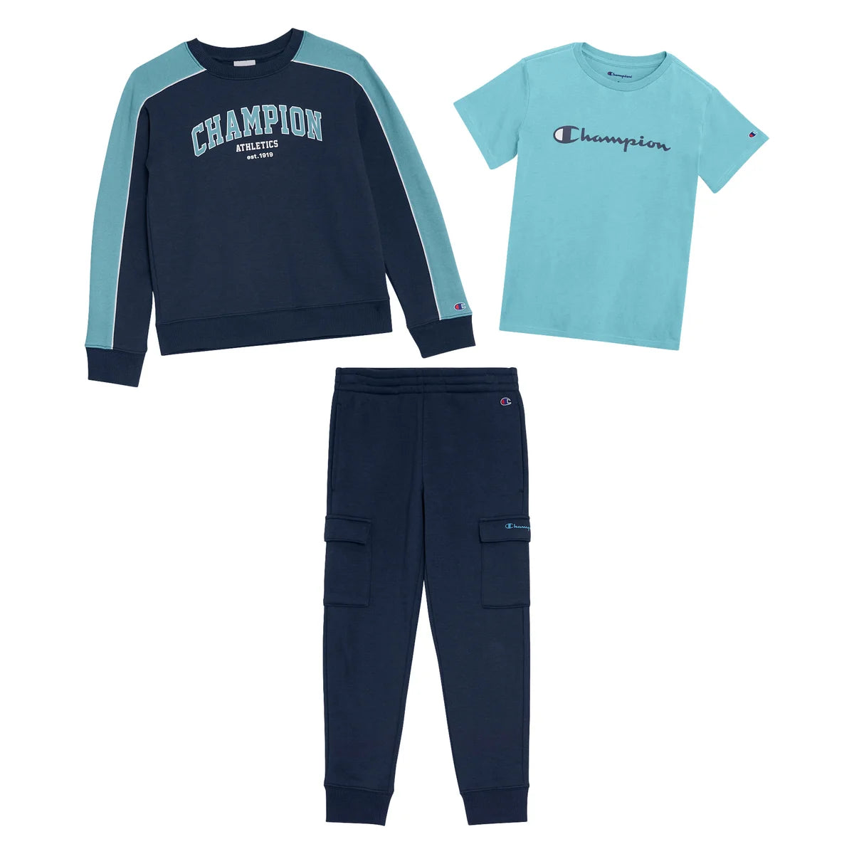 CHAMPION - Ensemble 3 Pièces pour Enfant-Kids-3-Piece-Set-Bleu-Marine-Blue-Navy-1114545-1958828