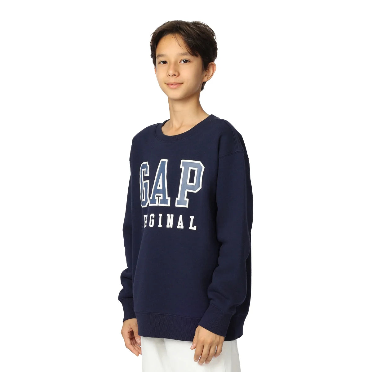 GAP KIDS - Chandail en Molleton pour Enfant-Kids-Fleece-Sweatshirt-Bleu-Marine-Blue-Navy-1236622-1934709