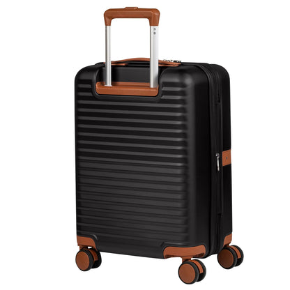 CHAMPS - Valise de Cabine Rigide Extensible Vintage II-luggage-hardside-expandable-spinner-carry-on-costco-2898358-s1030-noir-black-2