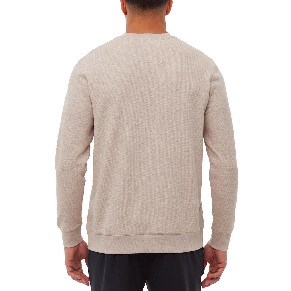 BENCH - Chandail Thermique Doublé pour Homme-Mens-Fleece-Lined-Thermal-Crewneck-Beige-1899558-1956583