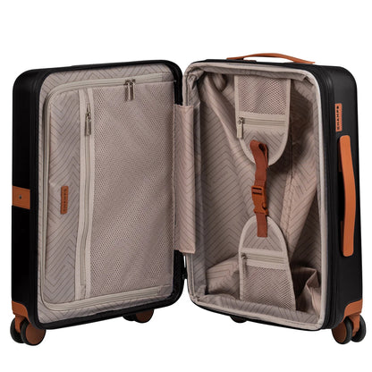 CHAMPS - Valise de Cabine Rigide Extensible Vintage II-luggage-hardside-expandable-spinner-carry-on-costco-2898358-s1030-noir-black-3