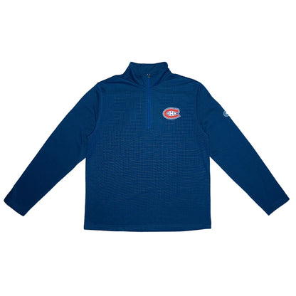 LNH - Haut à Fermeture Éclair 1/4 Pour Homme - Canadiens de Montréal-Mens-NHL-1/4zip-Canadiens-de-Montréal-bleu-blue-1803891-1968217