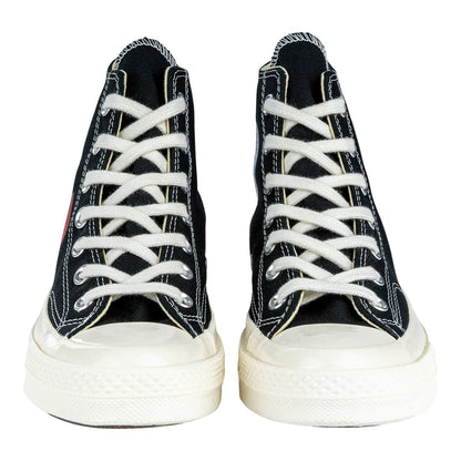 CONVERSE X COMMES DES GARÇONS PLAY - Chaussures Chuck 70 High Top Unisexes *Tel Quel*-sneakers-costco-1915190-noir-black-4