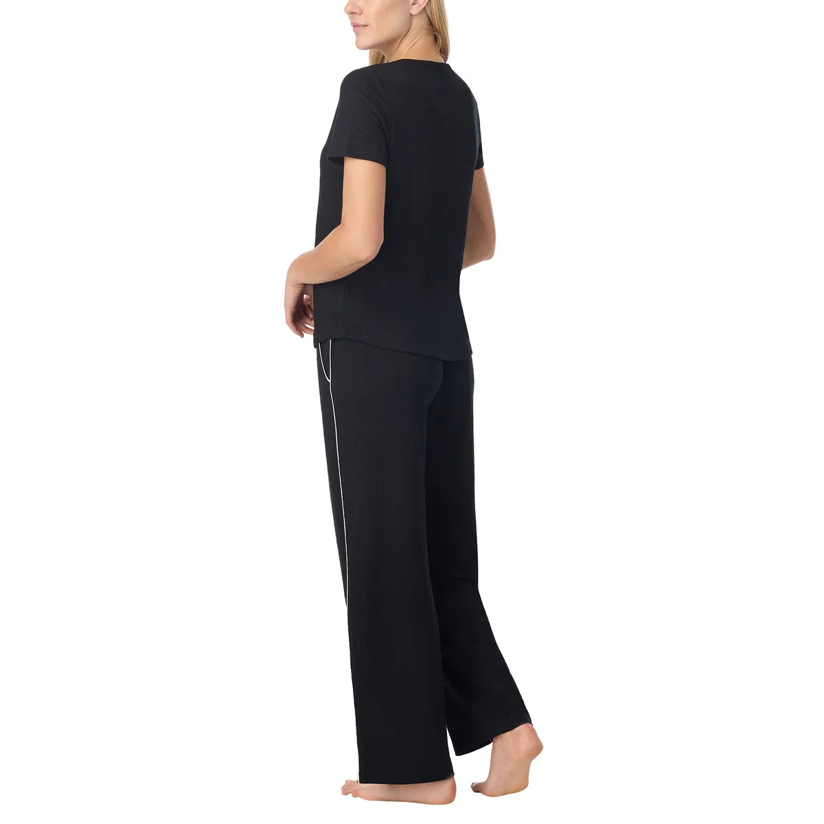 MIDNIGHT BY CAROLE HOCHMAN - Ensemble Pyjama 2 Pièces pour Femme-piece-pajama-set-costco-9776100-noir-black-4