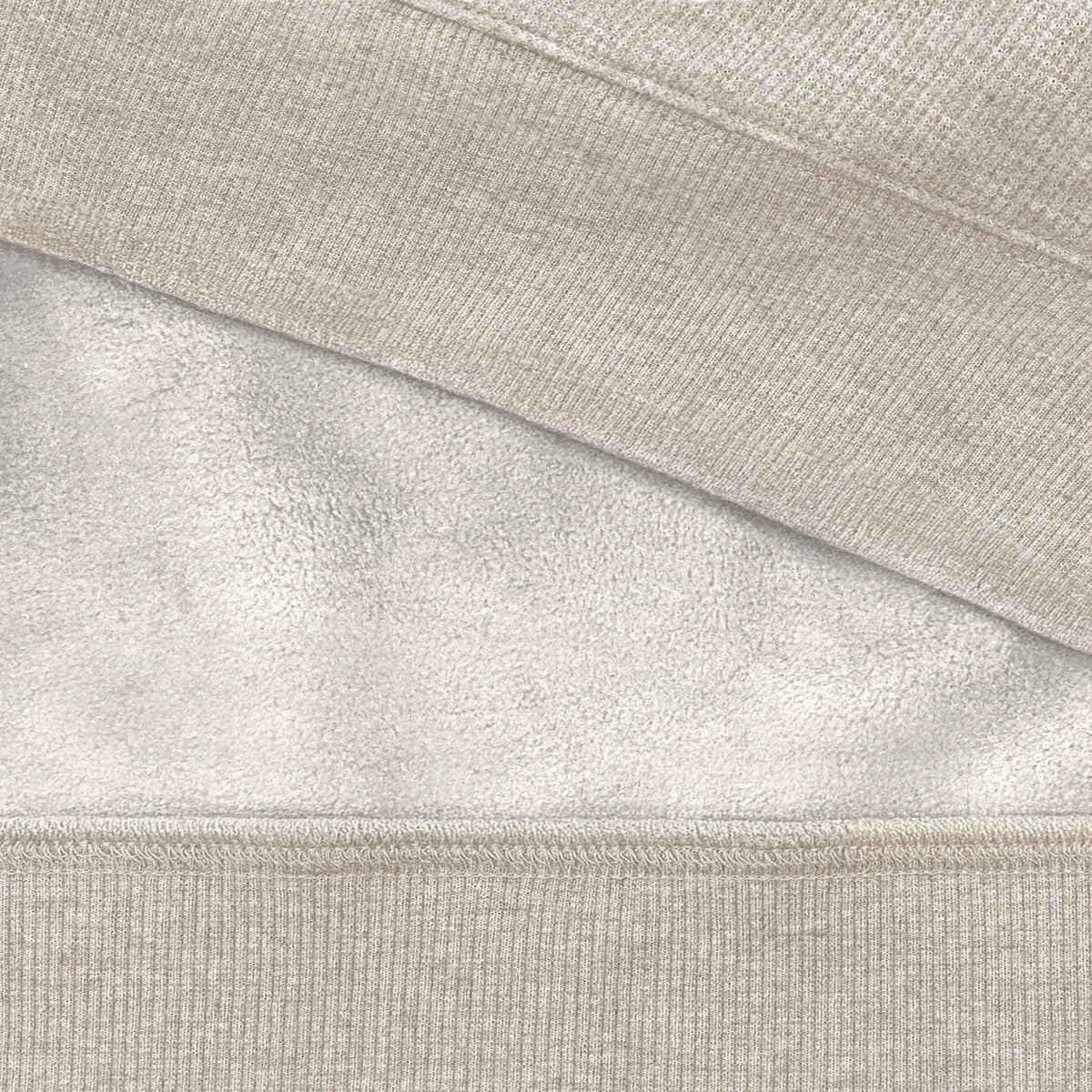 BENCH - Chandail Thermique Doublé pour Homme-Mens-Fleece-Lined-Thermal-Crewneck-Beige-1899558-1956583