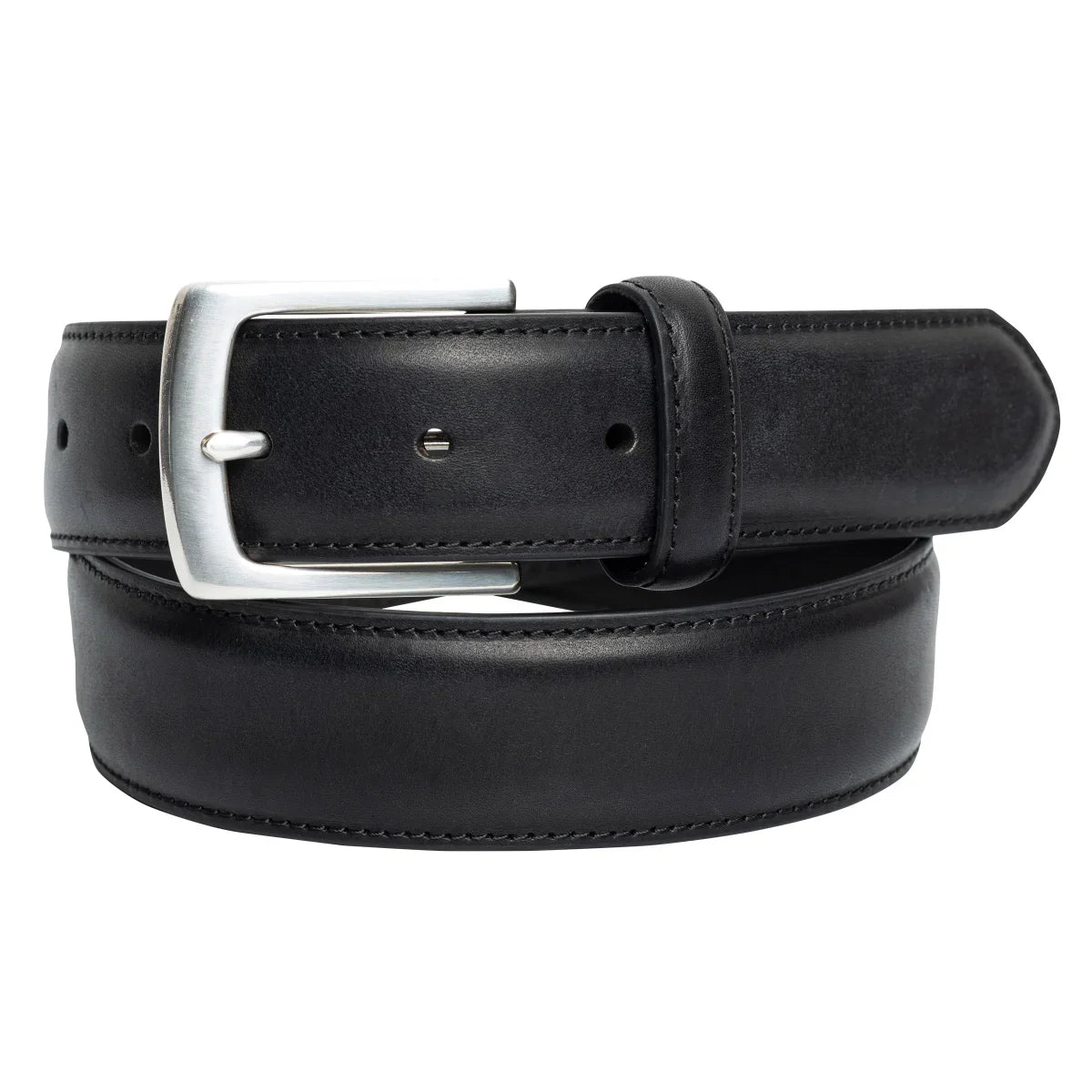 ROOTS - Ceinture en Cuir- Genuine-Leather-Belt-Noir-Black-1915790