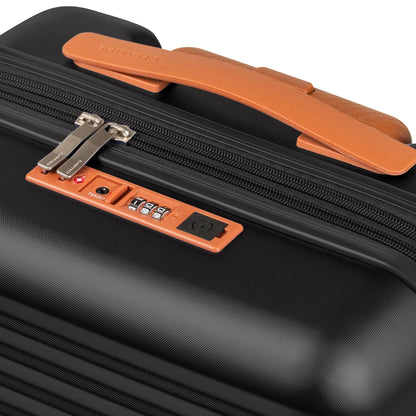 CHAMPS - Valise de Cabine Rigide Extensible Vintage II-luggage-hardside-expandable-spinner-carry-on-costco-2898358-s1030-noir-black-5