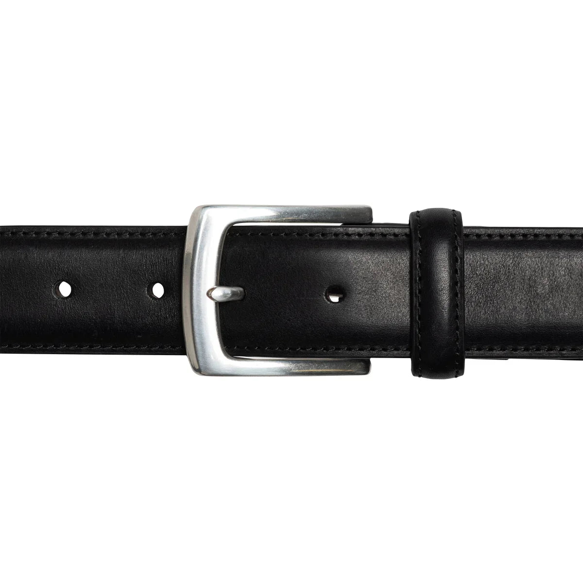 ROOTS - Ceinture en Cuir- Genuine-Leather-Belt-Noir-Black-1915790