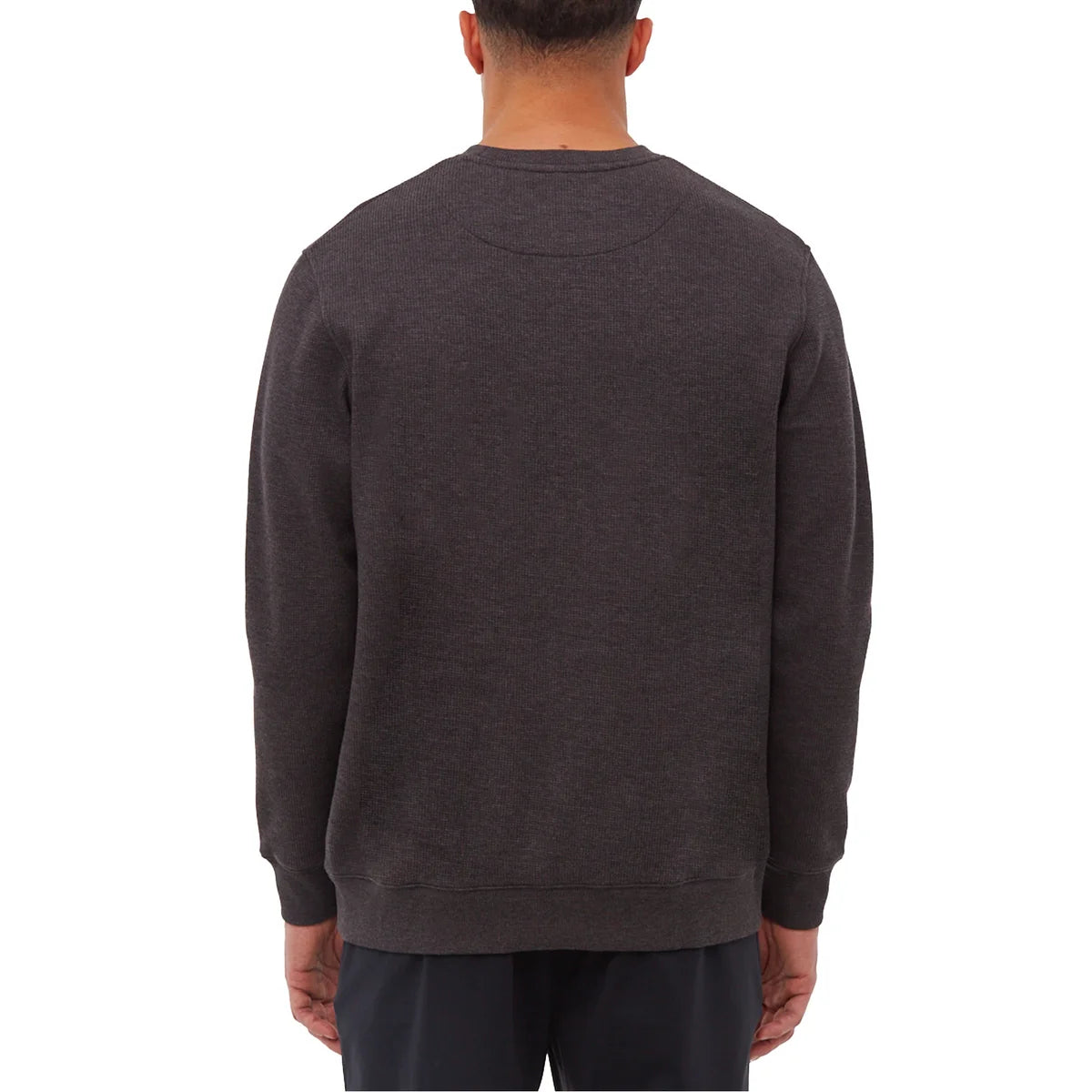 BENCH - Chandail Thermique Doublé pour Homme-Mens-Fleece-Lined-Thermal-Crewneck-Gris-Grey-1899556-1956581