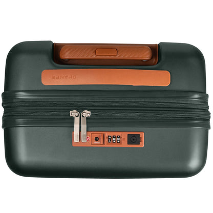 CHAMPS - Valise de Cabine Rigide Extensible Vintage II-luggage-hardside-expandable-spinner-carry-on-costco-2898361-s1030-green-vert-4