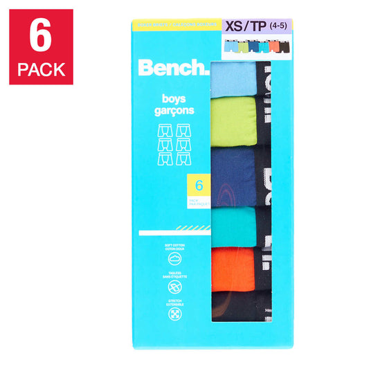 bench-paquet-6-caleçons-boxeurs-garçons-boys-briefs-boxer-pack