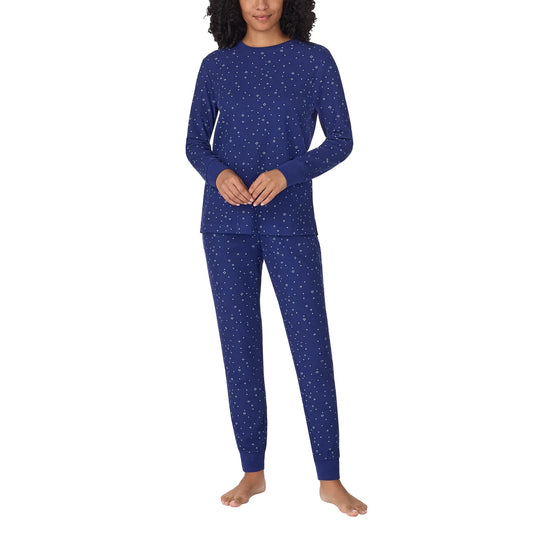 midnight-by-carole-hochman-ensembl-pyjama-2-pièces-pour-femme-women's-2-piece-pajama-set-blue-bleu-costco-2224002