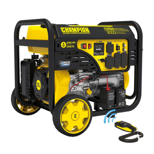CHAMPION - Génératrice Portale à Gaz de 9000 Watts avec Télécommande *Sans Boite*-Watt Gas Portable Generator with Remote-costco-1309000