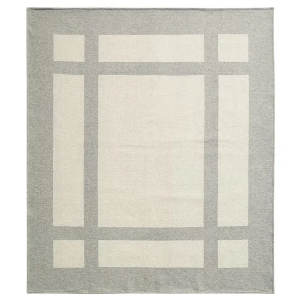 CHALET DÉCOR - Jeté tissé gris | CHALET DÉCOR - grey woven throw