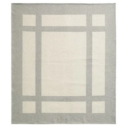 CHALET DÉCOR - Jeté tissé gris | CHALET DÉCOR - grey woven throw
