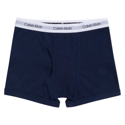 CALVIN KLEIN - Paquet de 6 Caleçons pour Garçon-Boys-Boxer-Briefs-6-pack-Bleu-Blue-1923772-1942435