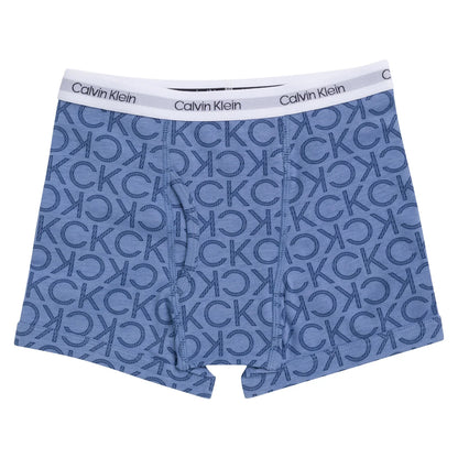 CALVIN KLEIN - Paquet de 6 Caleçons pour Garçon-Boys-Boxer-Briefs-6-pack-Bleu-Blue-1923772-1942435