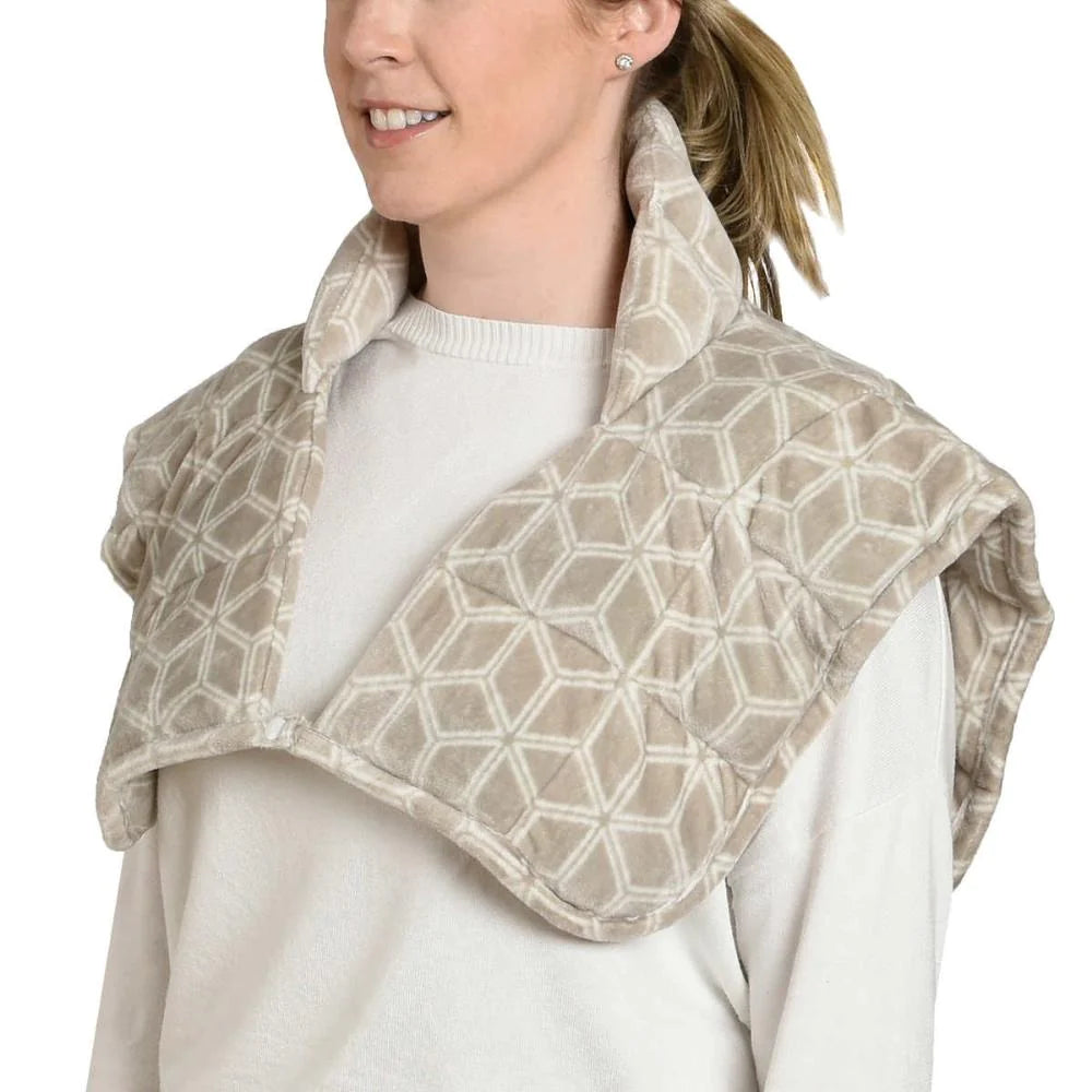 life-comfort-coussin-lesté-épaules-cou-weighted-wrap-shoulders-neck