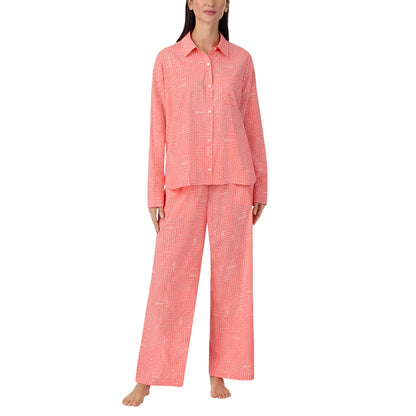 DKNY - Pyjama Tissé 2 Pièces pour Femme-piece-pajama-set-woven-costco-1886446-rose-pink