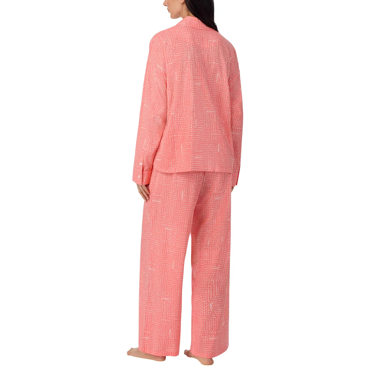 DKNY - Pyjama Tissé 2 Pièces pour Femme-piece-pajama-set-woven-costco-1886446-rose-pink-4