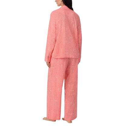 DKNY - Pyjama Tissé 2 Pièces pour Femme-piece-pajama-set-woven-costco-1886446-rose-pink-4