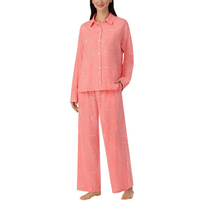 DKNY - Pyjama Tissé 2 Pièces pour Femme-piece-pajama-set-woven-costco-1886446-rose-pink-2