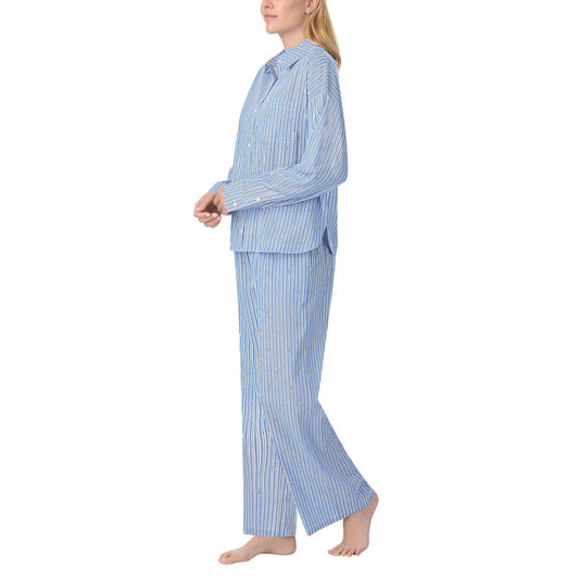 DKNY - Pyjama Tissé 2 Pièces pour Femme-piece-pajama-set-woven-costco-1886446-blue-bleu-2