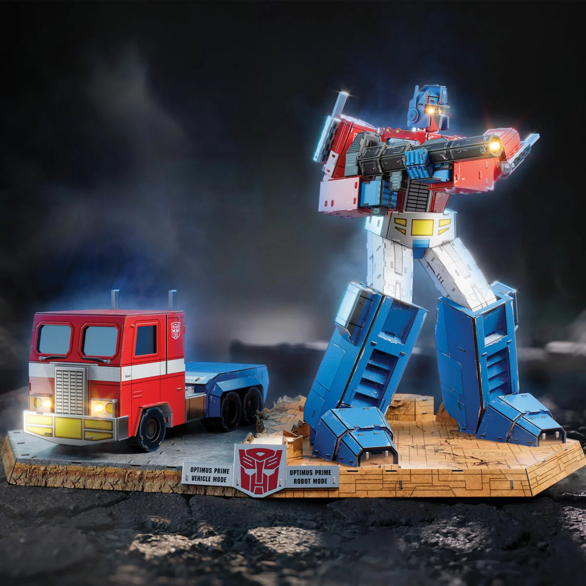 4D BUILD - Maquette-Puzzle 3D Optimus Prime Transformers-puzzle-model-kit-costco-1785136-6
