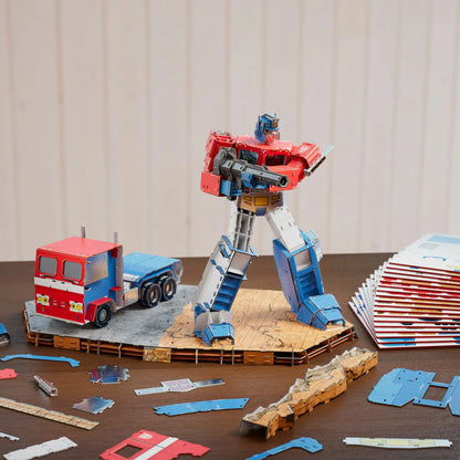 4D BUILD - Maquette-Puzzle 3D Optimus Prime Transformers-puzzle-model-kit-costco-1785136-5