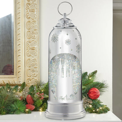 DISNEY - Lanterne de Noël avec Lumières DEL-holiday-lantern-with-led-lights-costco-1739959-argent-silver-2