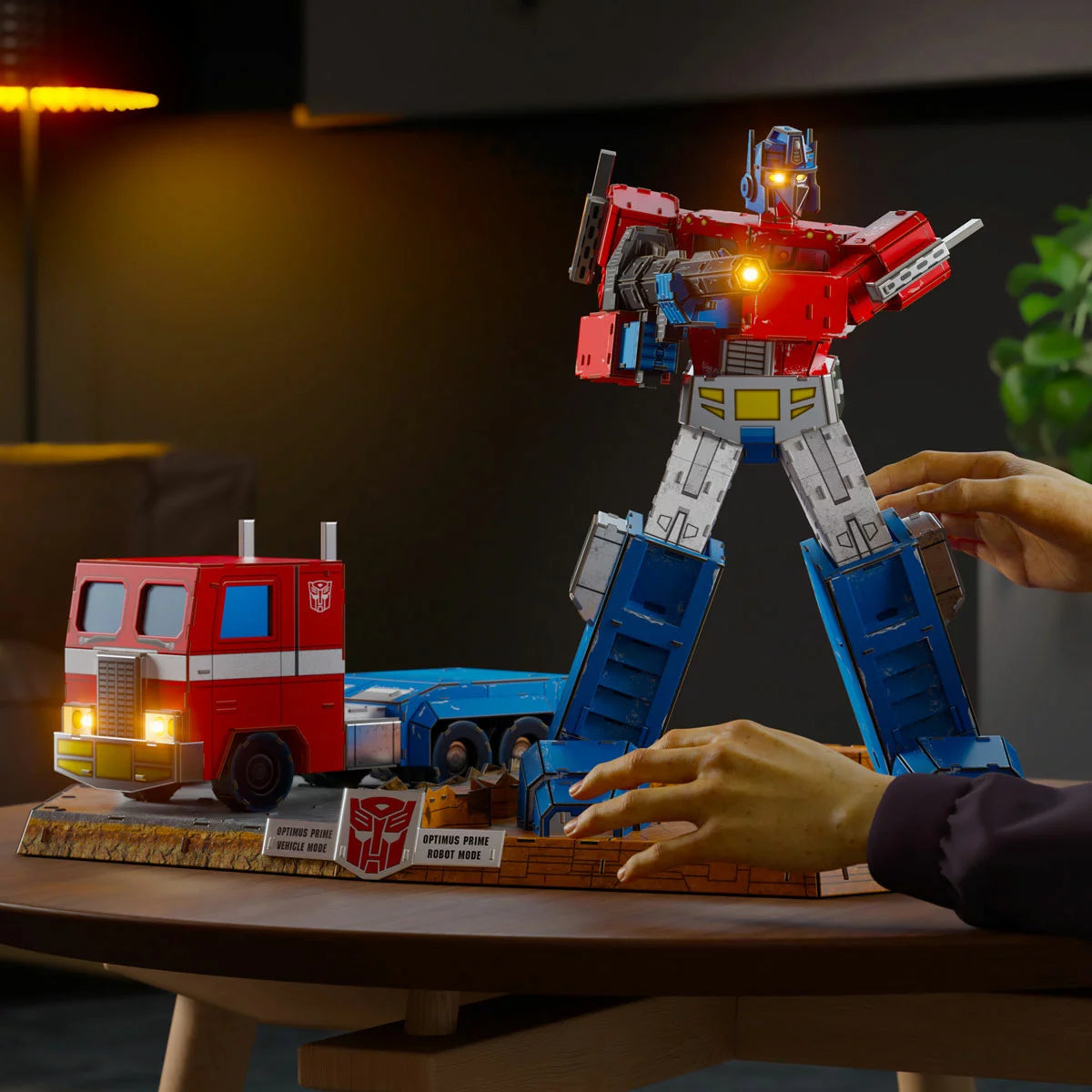 4D BUILD - Maquette-Puzzle 3D Optimus Prime Transformers-puzzle-model-kit-costco-1785136-7