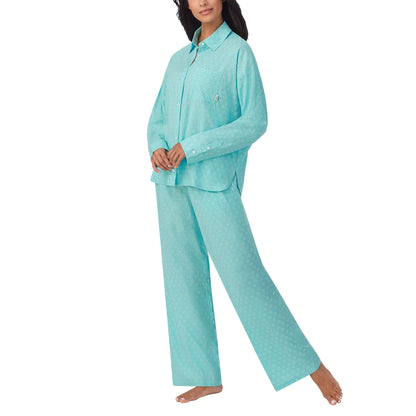 DKNY - Pyjama Tissé 2 Pièces pour Femme-piece-pajama-set-woven-costco-1886446-turquoise-2