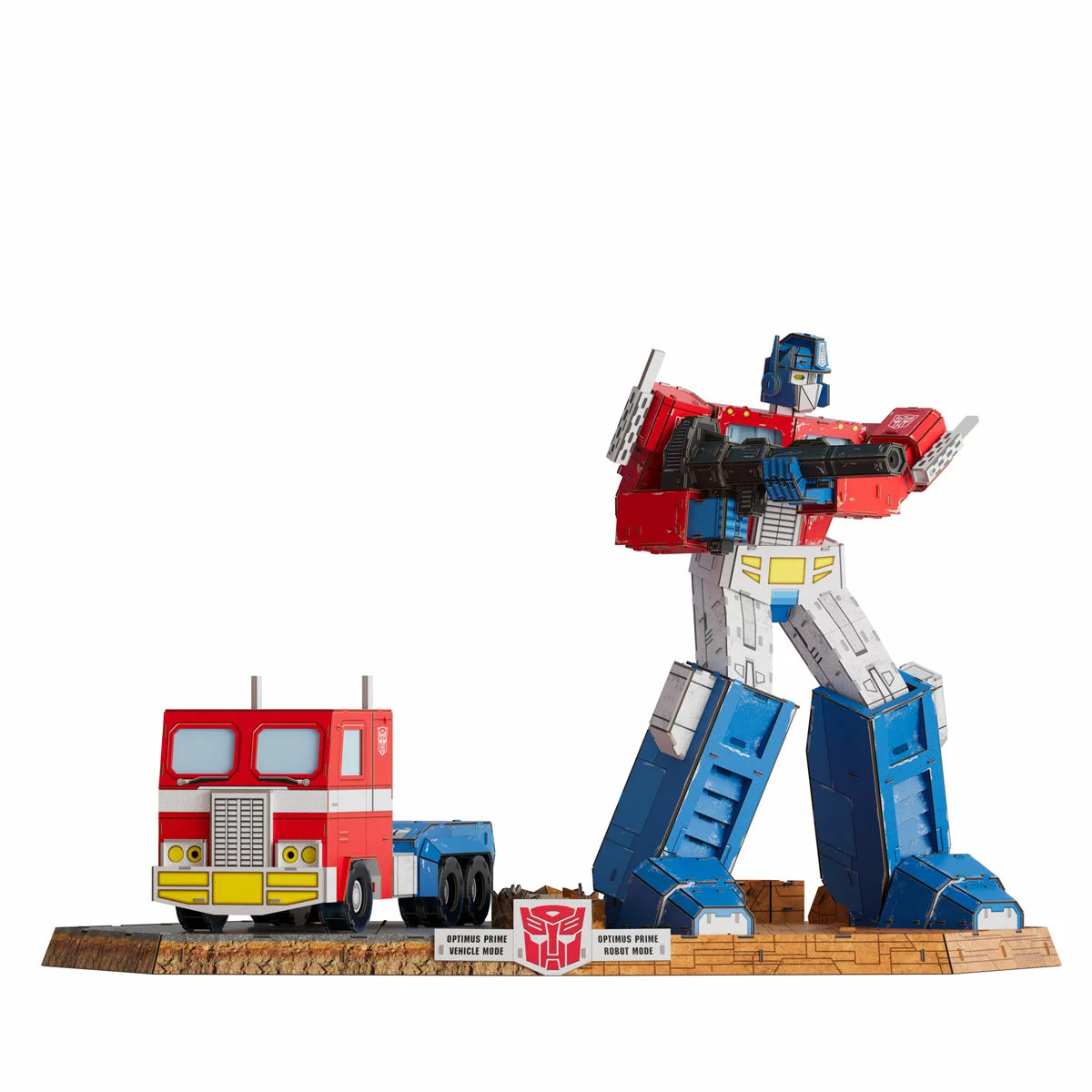 4D BUILD - Maquette-Puzzle 3D Optimus Prime Transformers-puzzle-model-kit-costco-1785136-3
