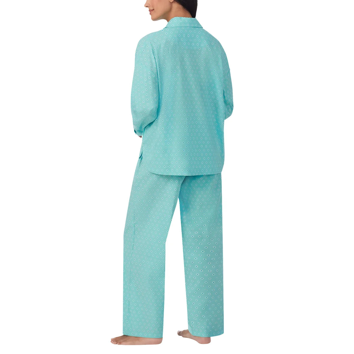 DKNY - Pyjama Tissé 2 Pièces pour Femme-piece-pajama-set-woven-costco-1886446-turquoise-4