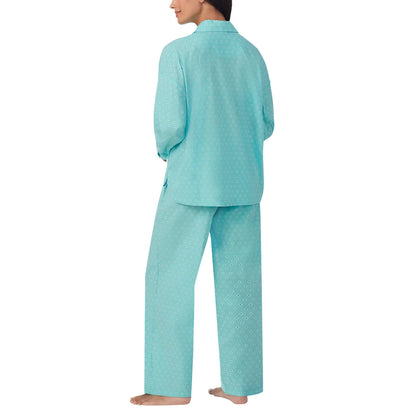 DKNY - Pyjama Tissé 2 Pièces pour Femme-piece-pajama-set-woven-costco-1886446-turquoise-4