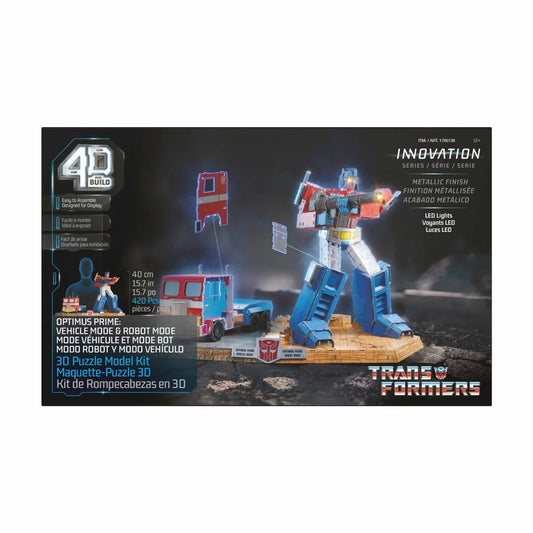 4D BUILD - Maquette-Puzzle 3D Optimus Prime Transformers-puzzle-model-kit-costco-1785136