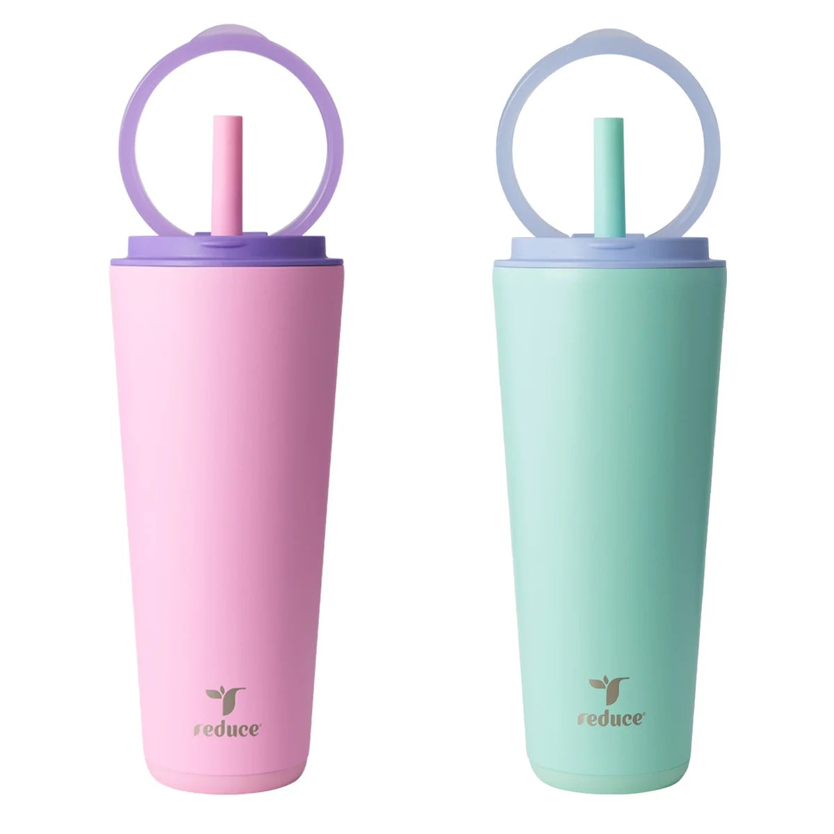 REDUCE - 2 Gobelets Isothermes Halo-vacuum-insulated-tumblers-costco-1866458-vert-rose-green-pink-2
