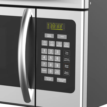 ELEMENT - Four à Micro-Ondes à Hotte Intégrée en Acier Inoxydable *Boite Ouverte*-1000-watts-over-the-range-microwave-stainless-steel-costco-1921619-6