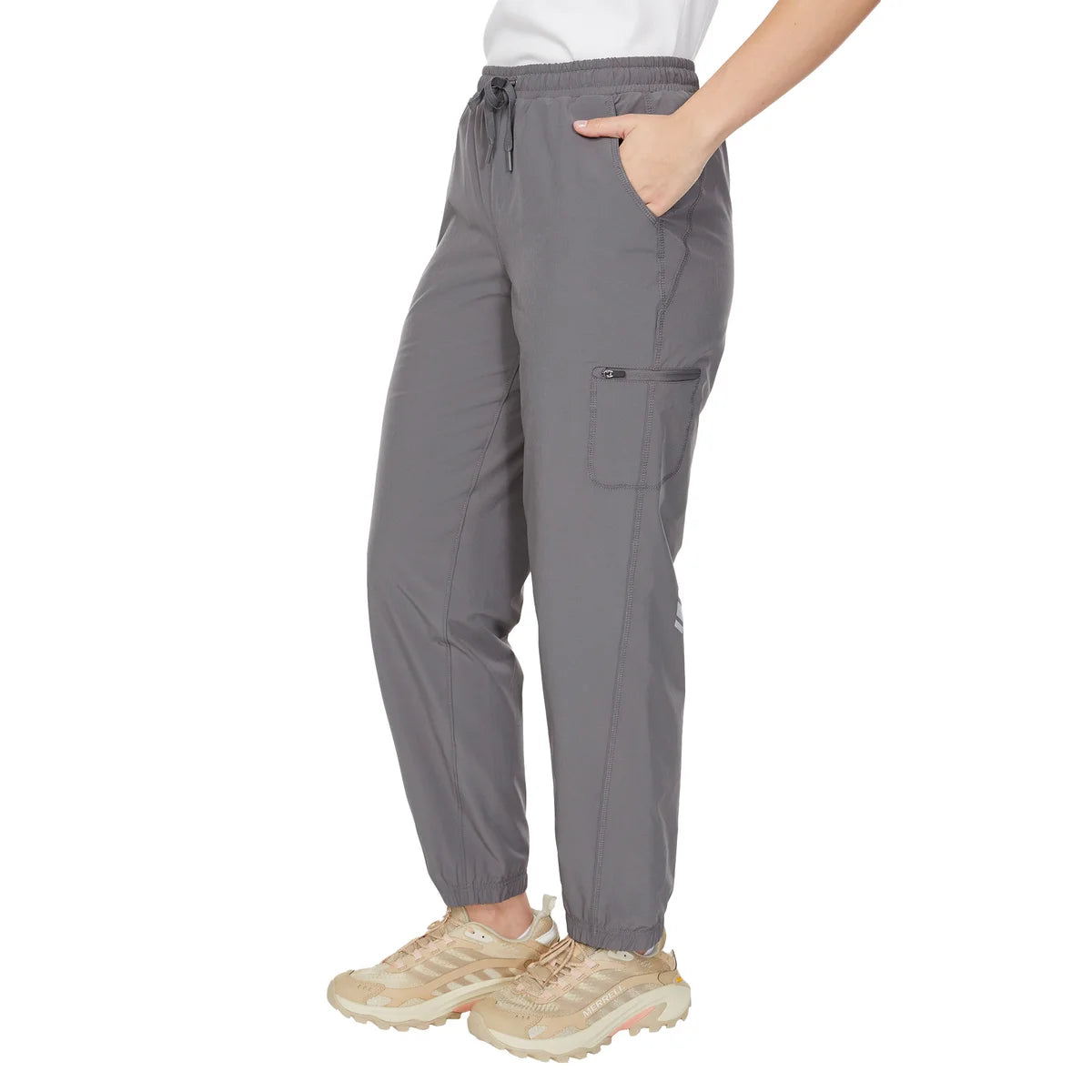 MERRELL - Pantalon à Doublure en Molleton pour Femme-women's-fleece-lined-pants-costco-1912864-gris-grey-2
